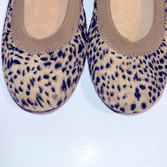 Vintage Stuart Weitzman animal print suede leather ballet flats - Picture 5 of 7